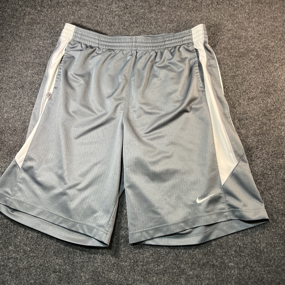 Nike Dri Fit Shorts White/Grey, Size 2XL, Brand New With Tags, Below Retail!